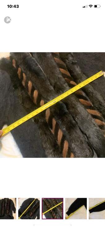 Angora Rabbit Coat - Picture 10 of 11